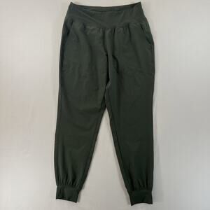DSG Women's Green Jogger Pants Size M Stretch Pockets Tapered Leg